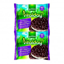 RICE CAKES GULLÃN VITALDAY CHOCOLATE NEGRO (105 G)