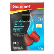 COFFEE CAPSULES GOURMET DECAFFEINATED (10 UDS)