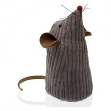 DOOR STOP MOUSE TEXTILE (11 X 26 X 11 CM)