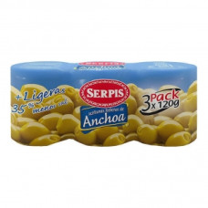 OLIVES SERPIS STUFFED WITH ANCHOVIES (3 X 50 G)