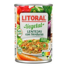 LENTILS WITH VEGETABLES LITORAL (430 G)