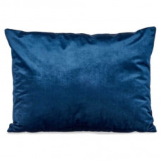 CUSHION POLYESTER VELVET BLUE (45 X 15 X 60 CM)