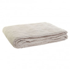 BED COVER DKD HOME DECOR WAVES BEIGE POLYESTER COTTON (180 X 260 X 1 CM)