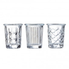 SET OF GLASSES ARCOROC NEW YORK 6 PIECES TRANSPARENT GLASS (3,4 CL)