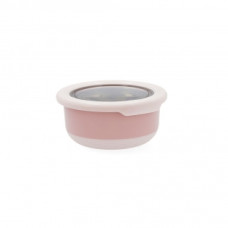 LUNCH BOX QUID PINK METAL SILICONE (220 ML)