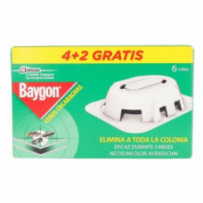 FISHING BAIT BAYGON 6 UNITS COCKROACHES