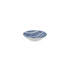 BOWL BIDASOA BLUE MOON CERAMIC BLUE (10 X 10 X 2,5 CM) (PACK 12X)