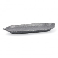 FLAT PLATE QUID LONJA GREY PLASTIC (10 CM) (PACK 12X)