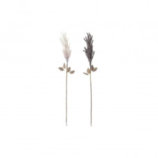 BOUQUETS DKD HOME DECOR WHITE DARK BROWN PE (10 X 10 X 96 CM) (2 UNITS)