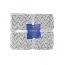 BLANKET DKD HOME DECOR ZIGZAG GREY BICOLOURED (150 X 200 X 2 CM)