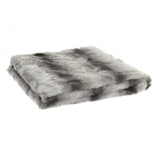 BLANKET DKD HOME DECOR ANIMAL GREY WHITE BICOLOURED (130 X 170 X 2 CM)