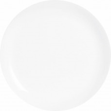 PLATE SET ARCOROC EVOLUTIONS 6 UNITS WHITE GLASS (Ã 25 CM)