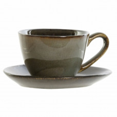 CUP WITH PLATE DKD HOME DECOR (2 PCS)