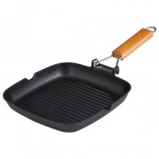BARBECUE BERGNER BLACK ALUMINIUM BLACK (Ã 28 CM) (24 X 24 X 3,7 CM)