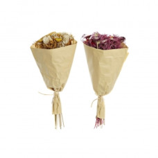 BUNCH DKD HOME DECOR FUCHSIA YELLOW FLOWERS (20 X 12 X 50 CM) (2 UNITS)