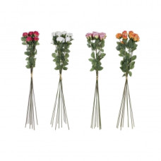 BUNCH DKD HOME DECOR ROSES POLYESTER PE (20 X 20 X 82 CM) (4 UNITS)