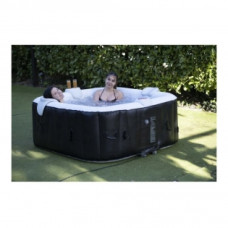 INFLATABLE SPA SUNSPA SQUARED BLACK 6 PERSONS (185 X 185 X 65 CM)