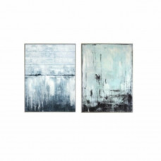 PAINTING DKD HOME DECOR ABSTRACT (2 PCS) (60 X 3 X 80 CM)