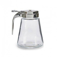 DISPENSER CRYSTAL PLASTIC STEEL TRANSPARENT SMOOTH (250 ML)